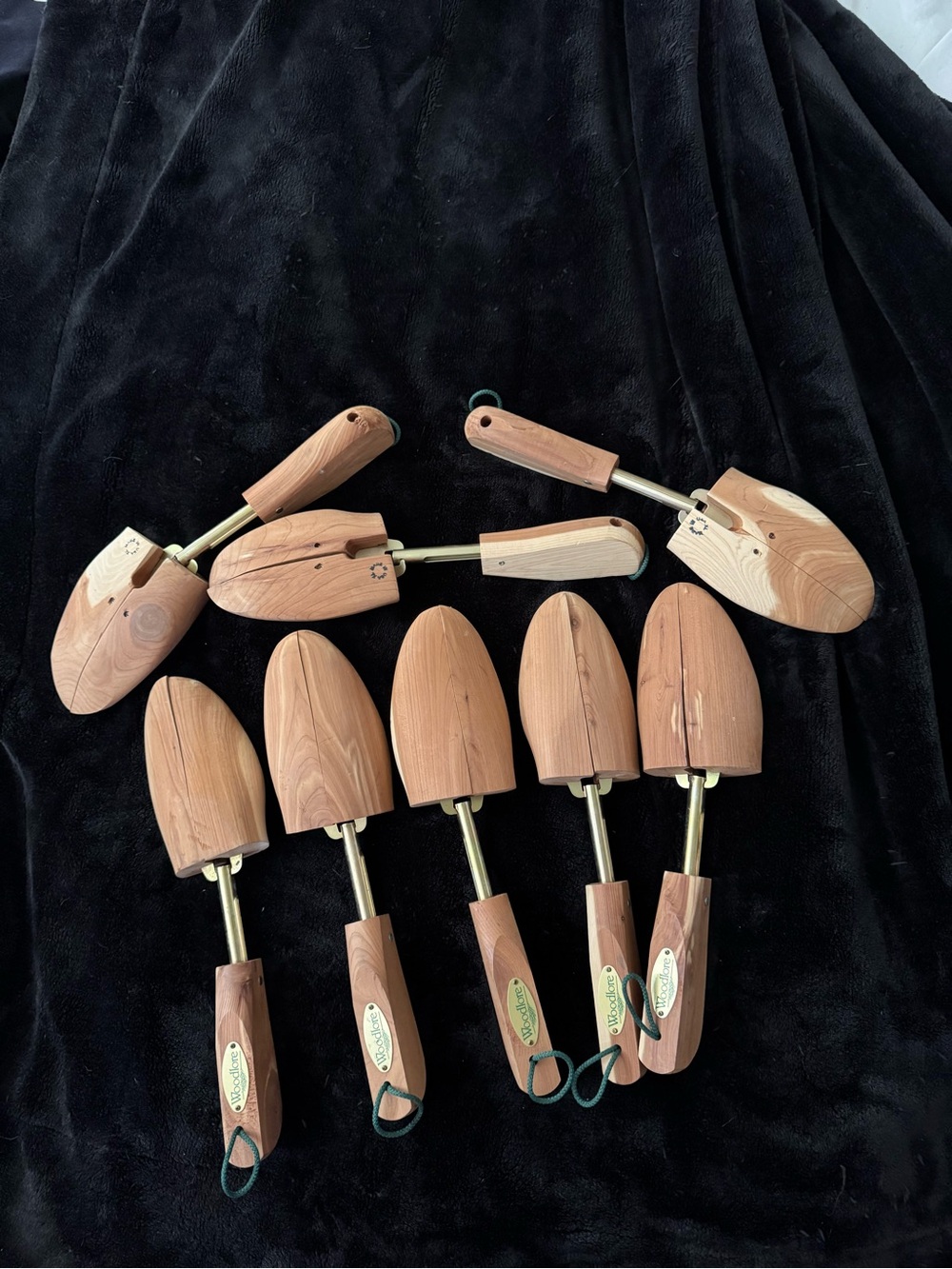 Woodlore XL Cedar Shoe Trees Split Toe Made in USA – 4 Pairs